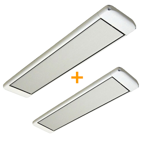 Два инфракрасных обогревателя Almac ИК-5 Белый